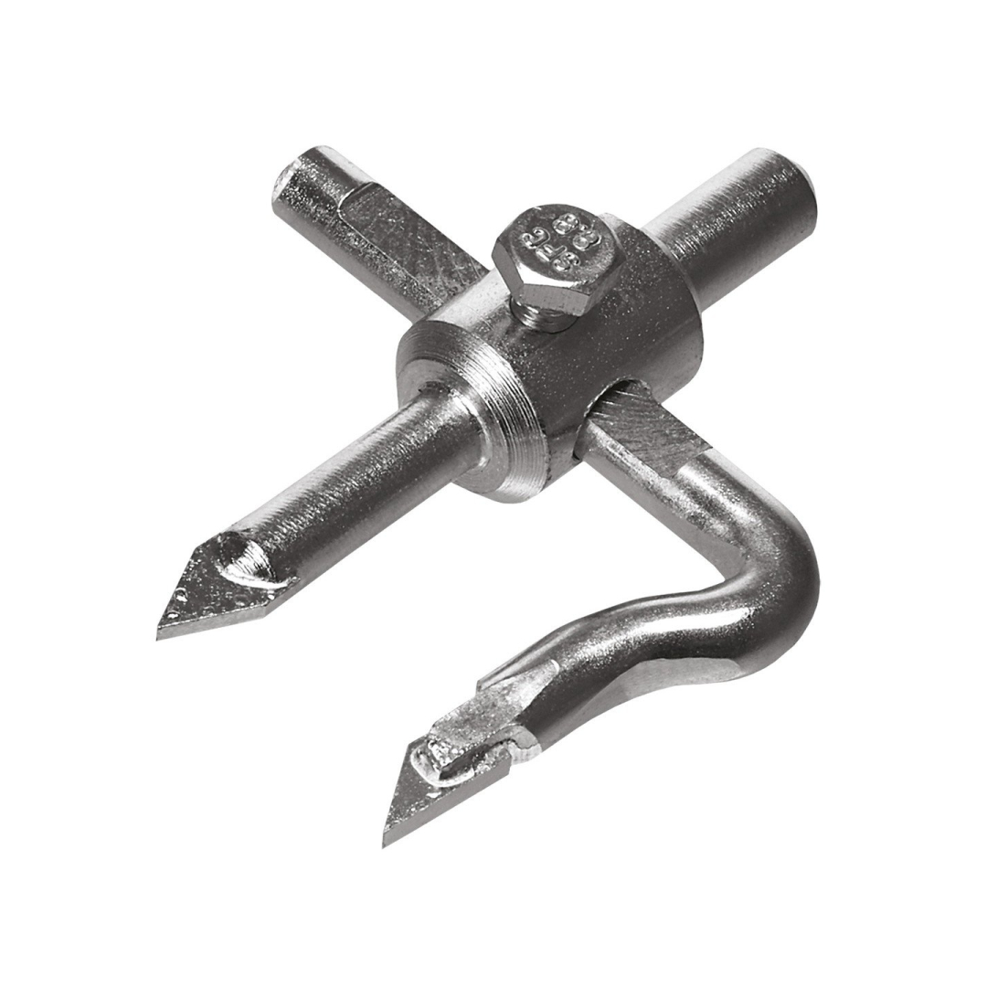 Prietaisas ertmių pjovimui plytelėse, 40 - 130 mm