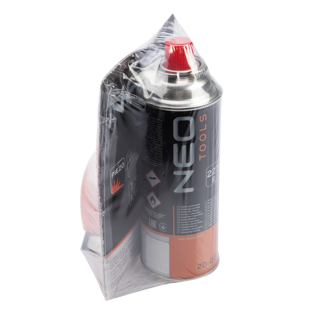 Prisukamas dujų degiklis + 227 g butano dujų kasetė 2
