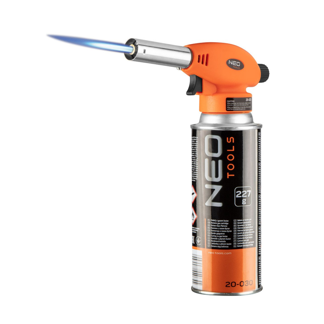 Prisukamas dujų degiklis + 227 g butano dujų kasetė 3