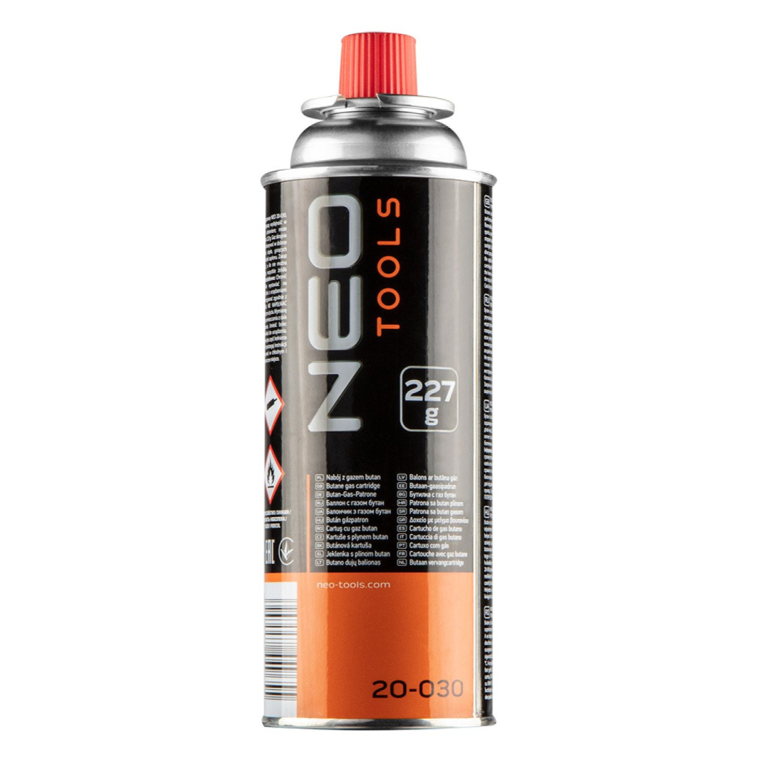 Prisukamas dujų degiklis + 227 g butano dujų kasetė 7