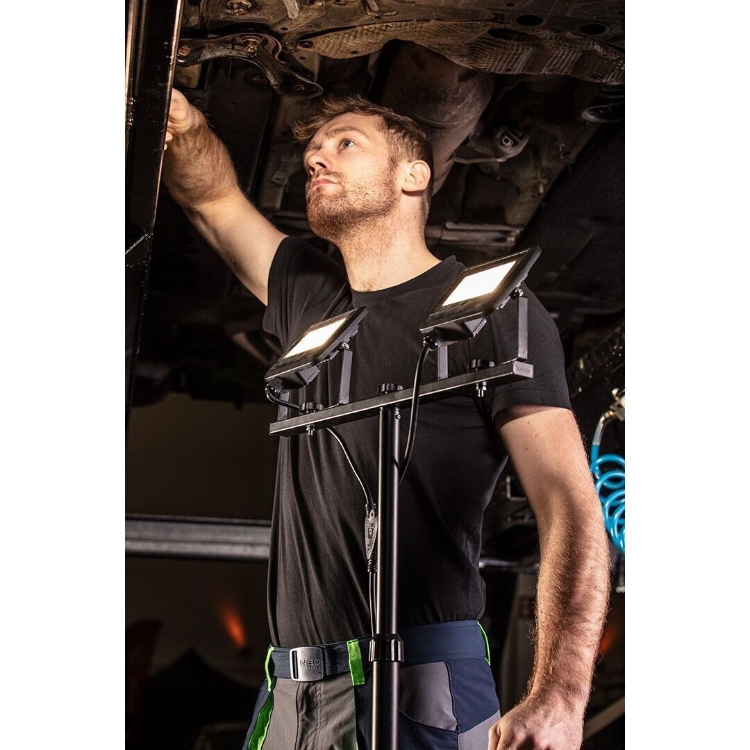 Prožektorius su 1.8m trikoju ir kabeliu Neo tools, SMD LED, 2x50W 9000lm 230V 1 Prožektorius su 1.8m trikoju ir kabeliu Neo tools, SMD LED, 2x50W 9000lm 230V 1