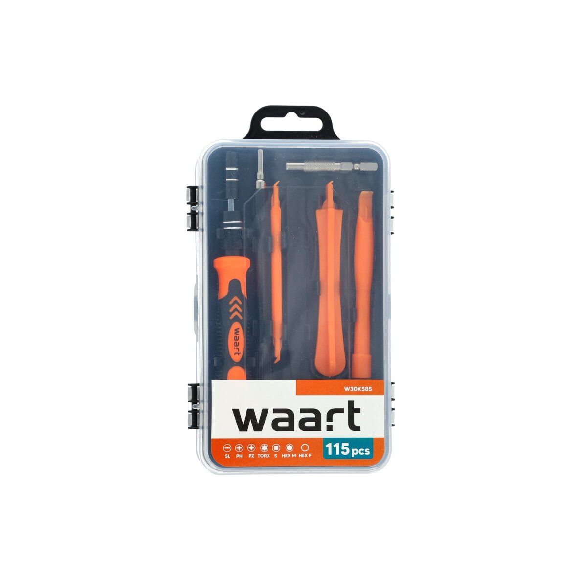 Precizinai atsuktuvai+antgaliai110vnt 1