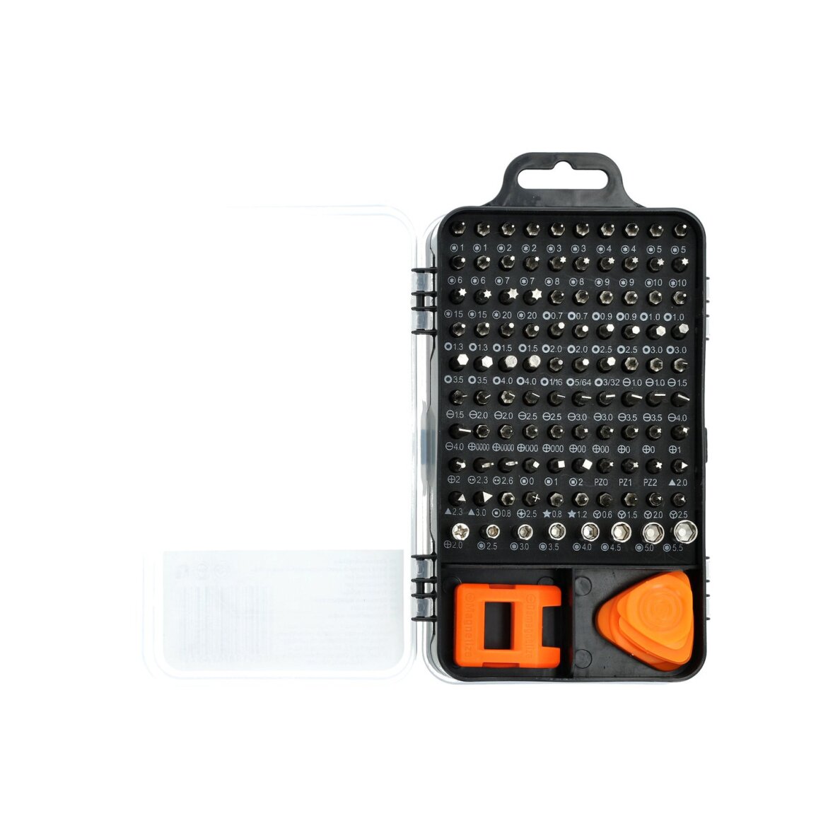 Precizinai atsuktuvai+antgaliai110vnt 5