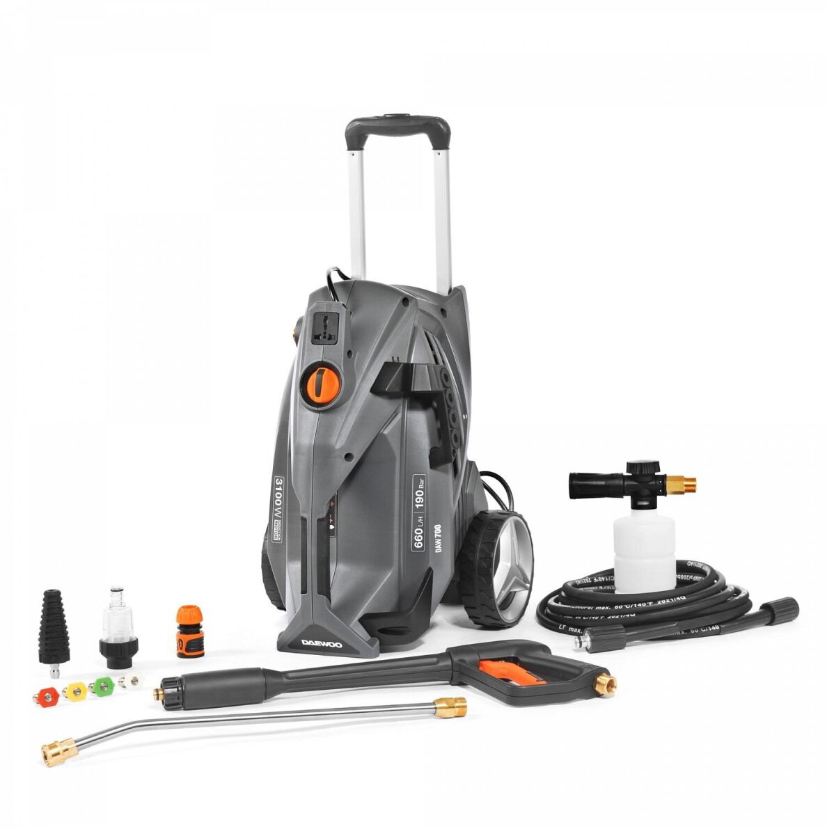 Aukšto slėgio plovimo įrenginys DAEWOO DAW 700, 3100W