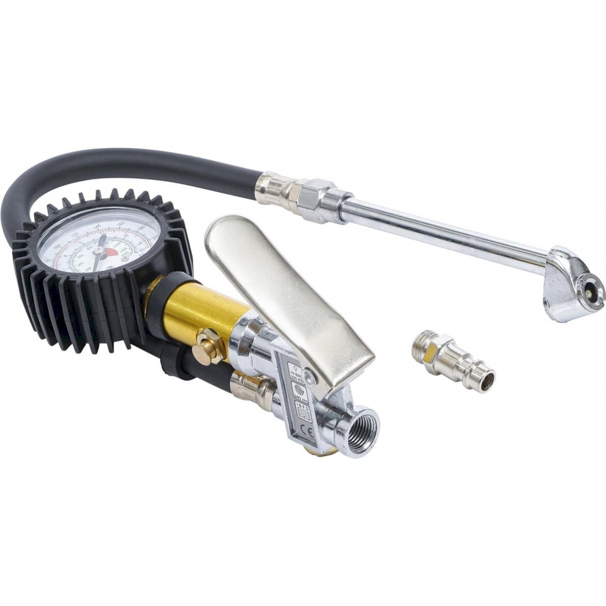 Pripūtimo pistoletas su manometru | 0 - 15 bar (55412)