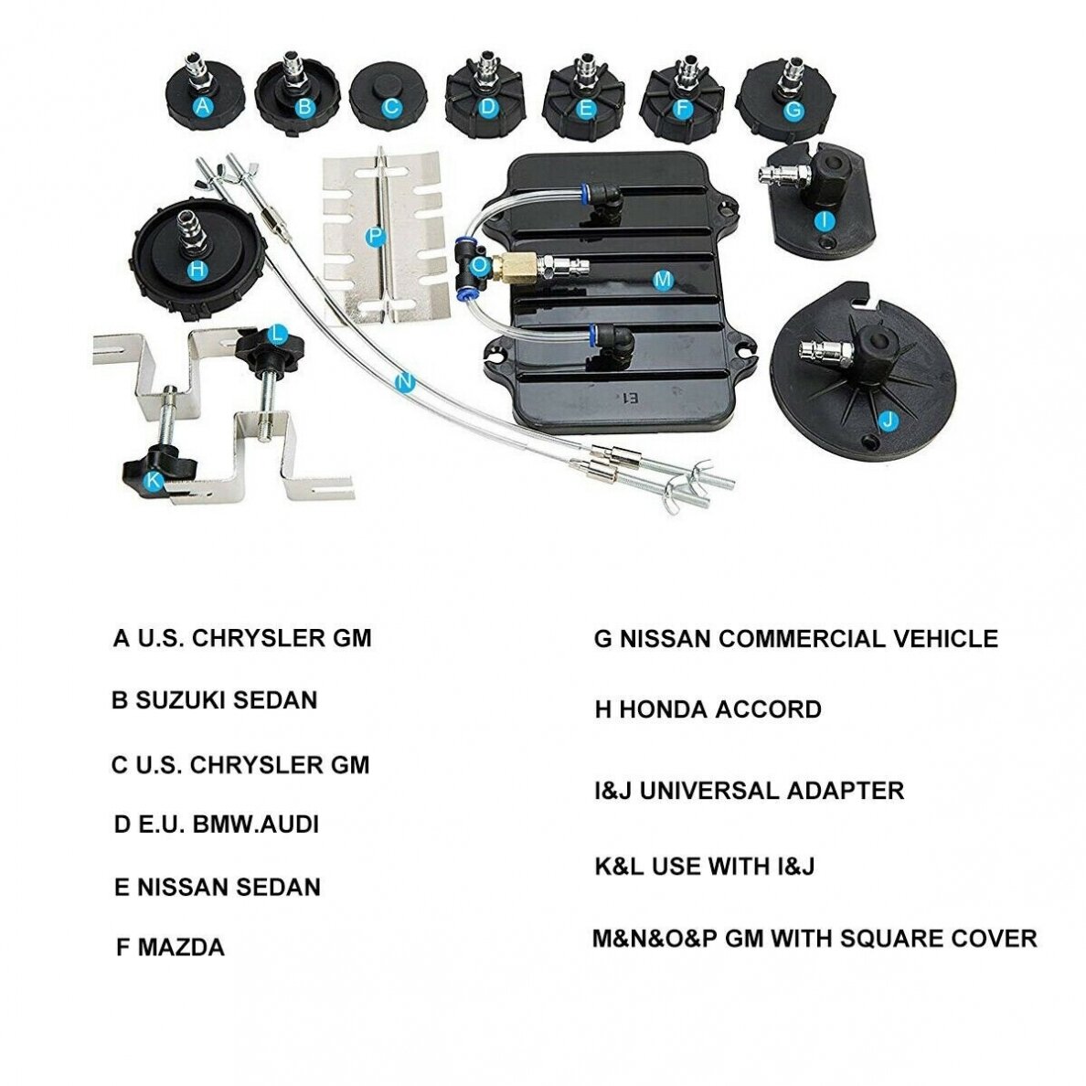 Profesionalus stabdžių sistemos nuorinimo prietaisas su adapteriais (SK2396) 1 Profesionalus stabdžių sistemos nuorinimo prietaisas su adapteriais (SK2396) 1