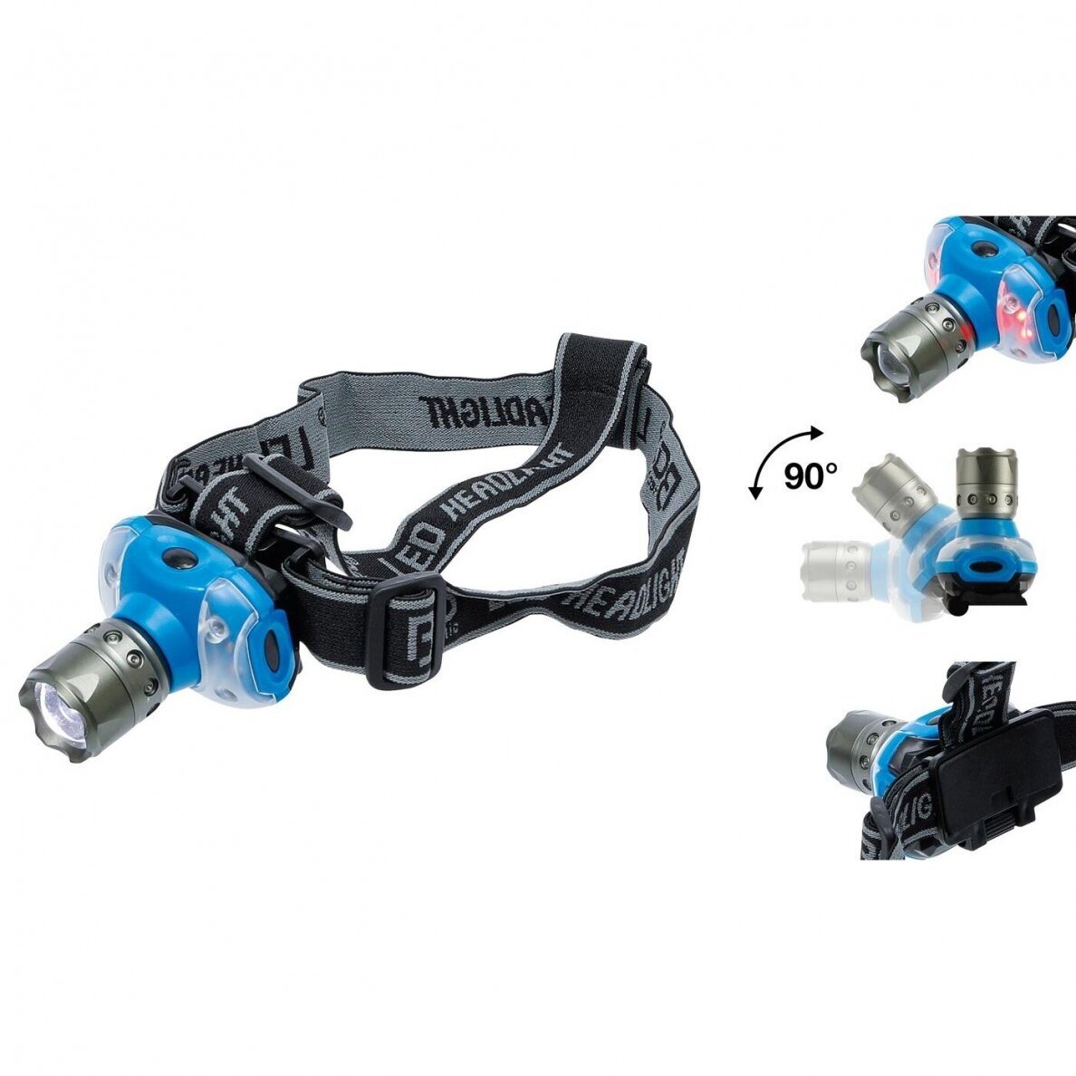 Prožektorius dedamas ant galvos | su fokusavimu | 3 W (85327) 6 Prožektorius dedamas ant galvos | su fokusavimu | 3 W (85327) 6