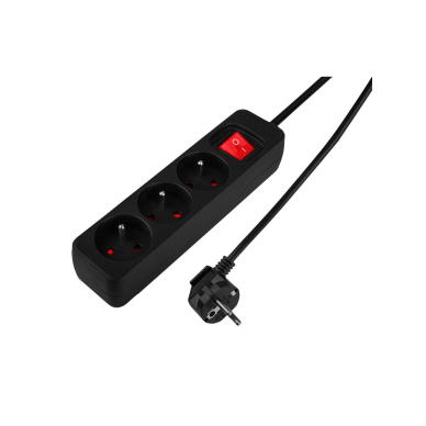 Prailginamasis laidas 3m, 3x1,5mm2, 3G, juodas, ON/OFF 8 Prailginamasis laidas 3m, 3x1,5mm2, 3G, juodas, ON/OFF 8