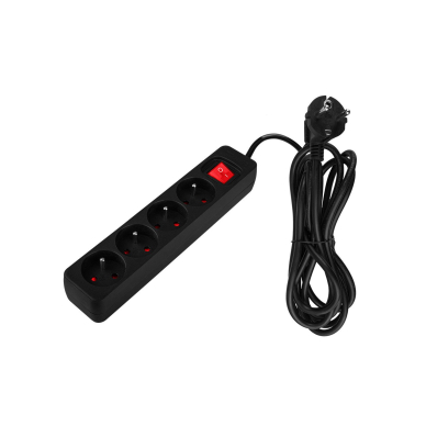 Prailginamasis laidas 3m, 3x1,5mm2, 4G, juodas, ON/OFF 3 Prailginamasis laidas 3m, 3x1,5mm2, 4G, juodas, ON/OFF 3