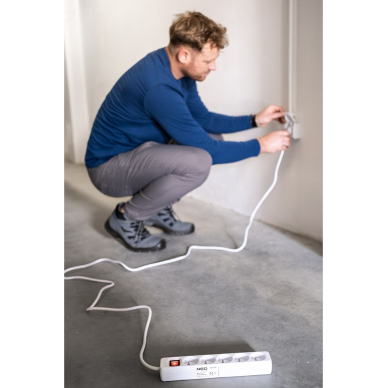 Prailginamasis laidas 5m, 3x1,5mm2, 5G, balta, ON/OFF 4 Prailginamasis laidas 5m, 3x1,5mm2, 5G, balta, ON/OFF 4