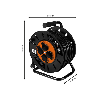 Prailginimo kabelio ritė 40m, 3x2,5mm2 6 Prailginimo kabelio ritė 40m, 3x2,5mm2 6