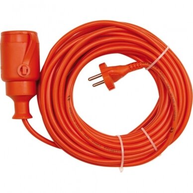 Prailginimo kabelis su lizdu 2x1 mm² 30m (oranžinis) 1