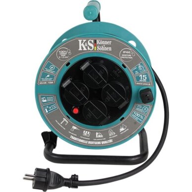 Prailginimo laidas su rite KONNER & SOHNEN KS-CR-15M, 15 m 1