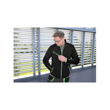 PREMIUM darbinė vilna, juoda, Cordura sutvirtinimai, dydis XL 1
