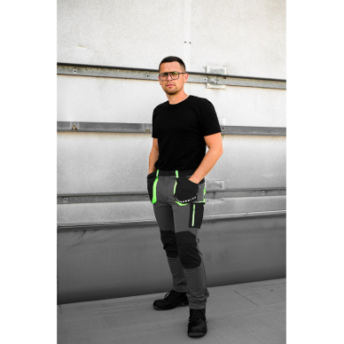 PREMIUM darbinės kelnės, 4 kryptimis, juodos, dydis XXL 2