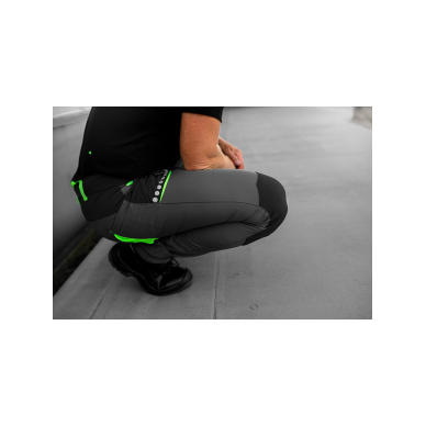 PREMIUM darbinės kelnės, 4 kryptimis, juodos, dydis XXL 3 PREMIUM darbinės kelnės, 4 kryptimis, juodos, dydis XXL 3