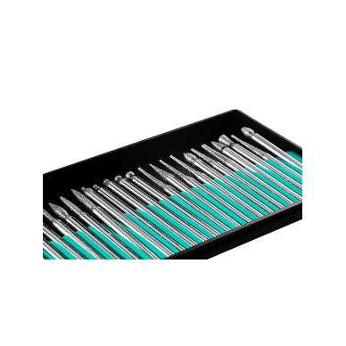 Priedų rinkinys mini grąžtui, deimantinis antgalis, 30 vnt. 2 Priedų rinkinys mini grąžtui, deimantinis antgalis, 30 vnt. 2