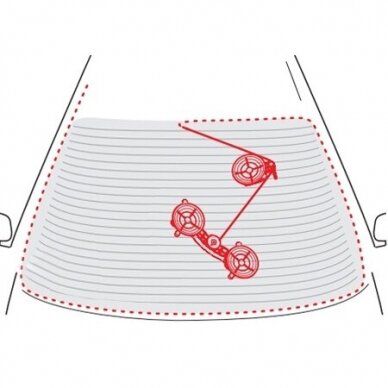 Profesionalus stiklo pašalinimo įrankis BGS-technic 8 Profesionalus stiklo pašalinimo įrankis BGS-technic 8