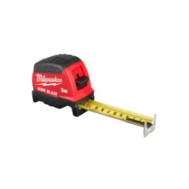 Profesionali plačios juostos ruletė MILWAUKEE 5mx35mm 1 Profesionali plačios juostos ruletė MILWAUKEE 5mx35mm 1