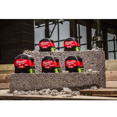 Profesionali ruletė MILWAUKEE STUD 10mx33mm 2 Profesionali ruletė MILWAUKEE STUD 10mx33mm 2