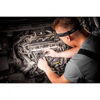 Prožektorius ant galvos Neo tools CREE R5, 400lm 3xAAA 2 Prožektorius ant galvos Neo tools CREE R5, 400lm 3xAAA 2