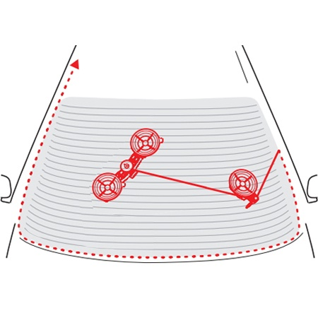 Profesionalus stiklo pašalinimo įrankis BGS-technic 9