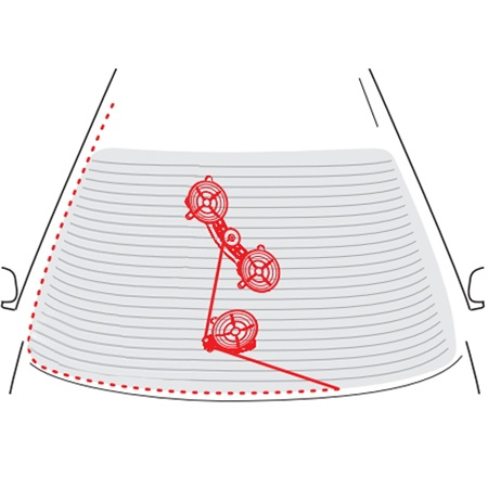 Profesionalus stiklo pašalinimo įrankis BGS-technic 10 Profesionalus stiklo pašalinimo įrankis BGS-technic 10