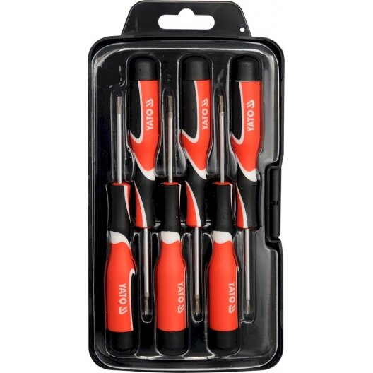 Precizinių atsuktuvų rinkinys Torx | 6 vnt (YT-25862) Precizinių atsuktuvų rinkinys Torx | 6 vnt (YT-25862)