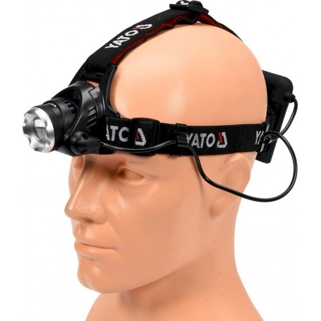 Prožektorius dedamas ant galvos XM-L2 CREE 10W LED (YT-08591) Prožektorius dedamas ant galvos XM-L2 CREE 10W LED (YT-08591)