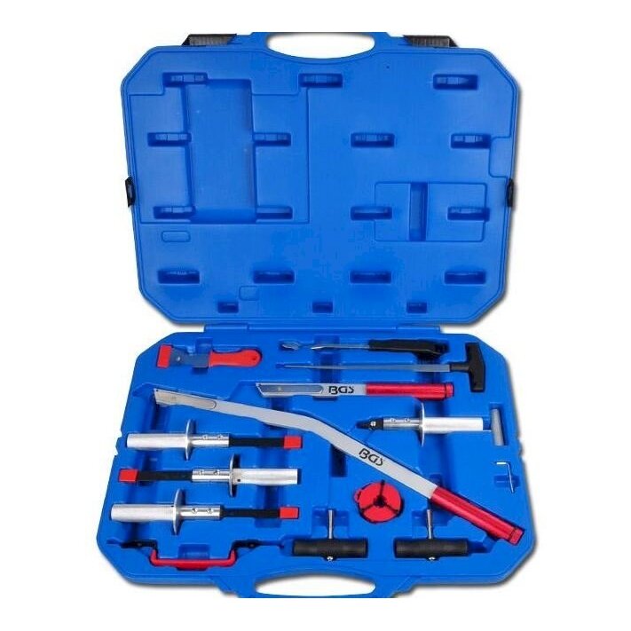 Priekinio stiklo pašalinimo įrankių komplektas | 14 vnt. (69500)