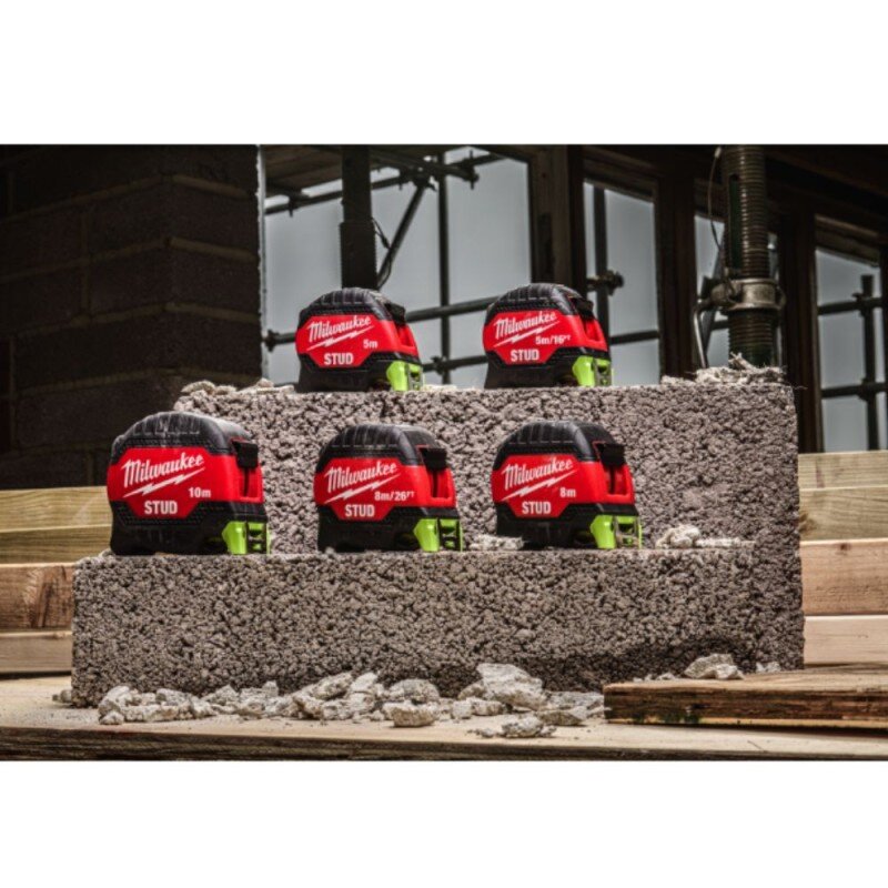 Profesionali ruletė MILWAUKEE STUD 10mx33mm 2 Profesionali ruletė MILWAUKEE STUD 10mx33mm 2