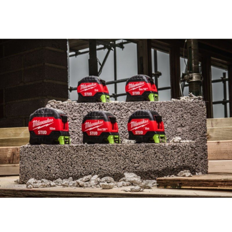 Profesionali ruletė MILWAUKEE STUD 5mx33mm 2 Profesionali ruletė MILWAUKEE STUD 5mx33mm 2