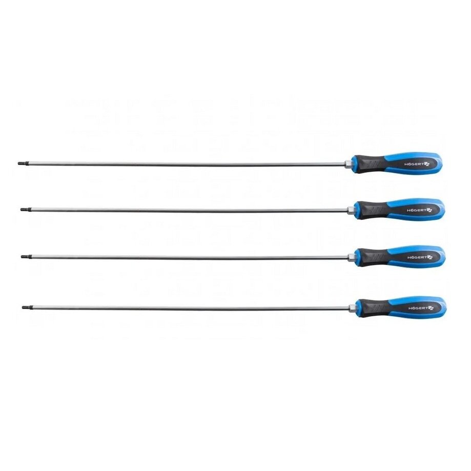 Prailgintų TORX atsuktuvų komplektas (T15-T30) / 450mm ilgio Prailgintų TORX atsuktuvų komplektas (T15-T30) / 450mm ilgio