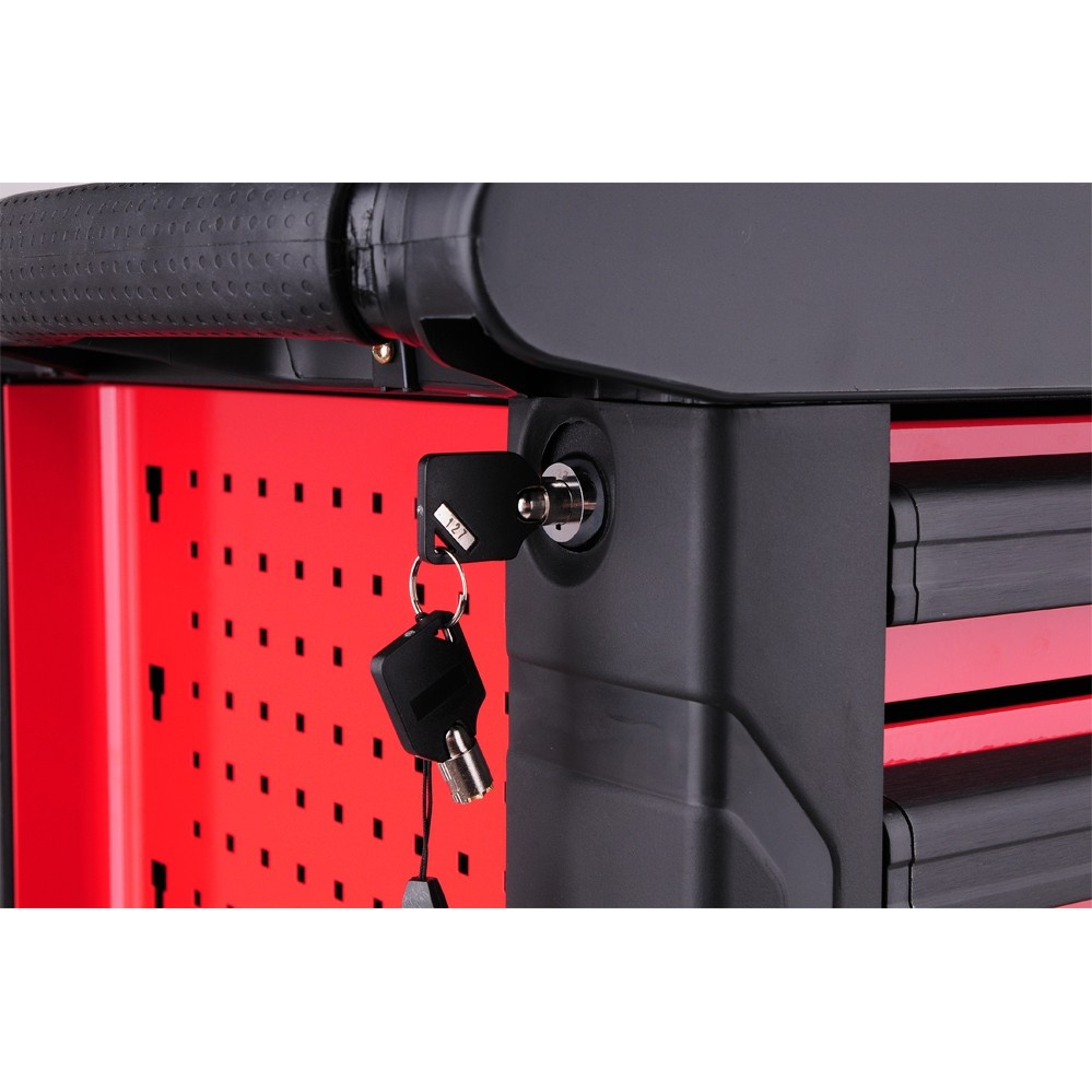 Profesionali įrankių spintelė Yato su 177 įrankiais, 6 stalčiais 4