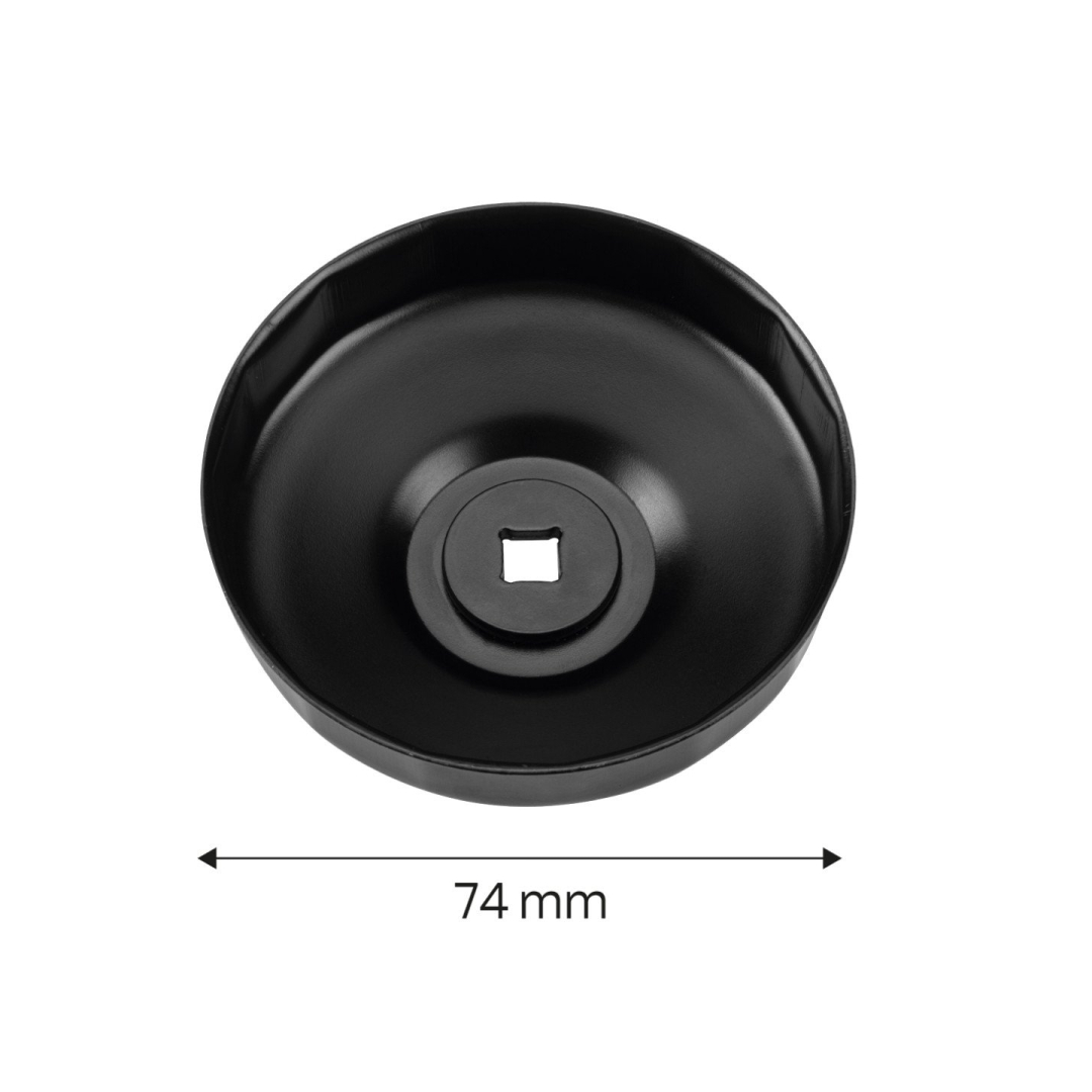 Puodelio tipo alyvos filtro veržliaraktis 74 mm, 15-taškų 6 Puodelio tipo alyvos filtro veržliaraktis 74 mm, 15-taškų 6