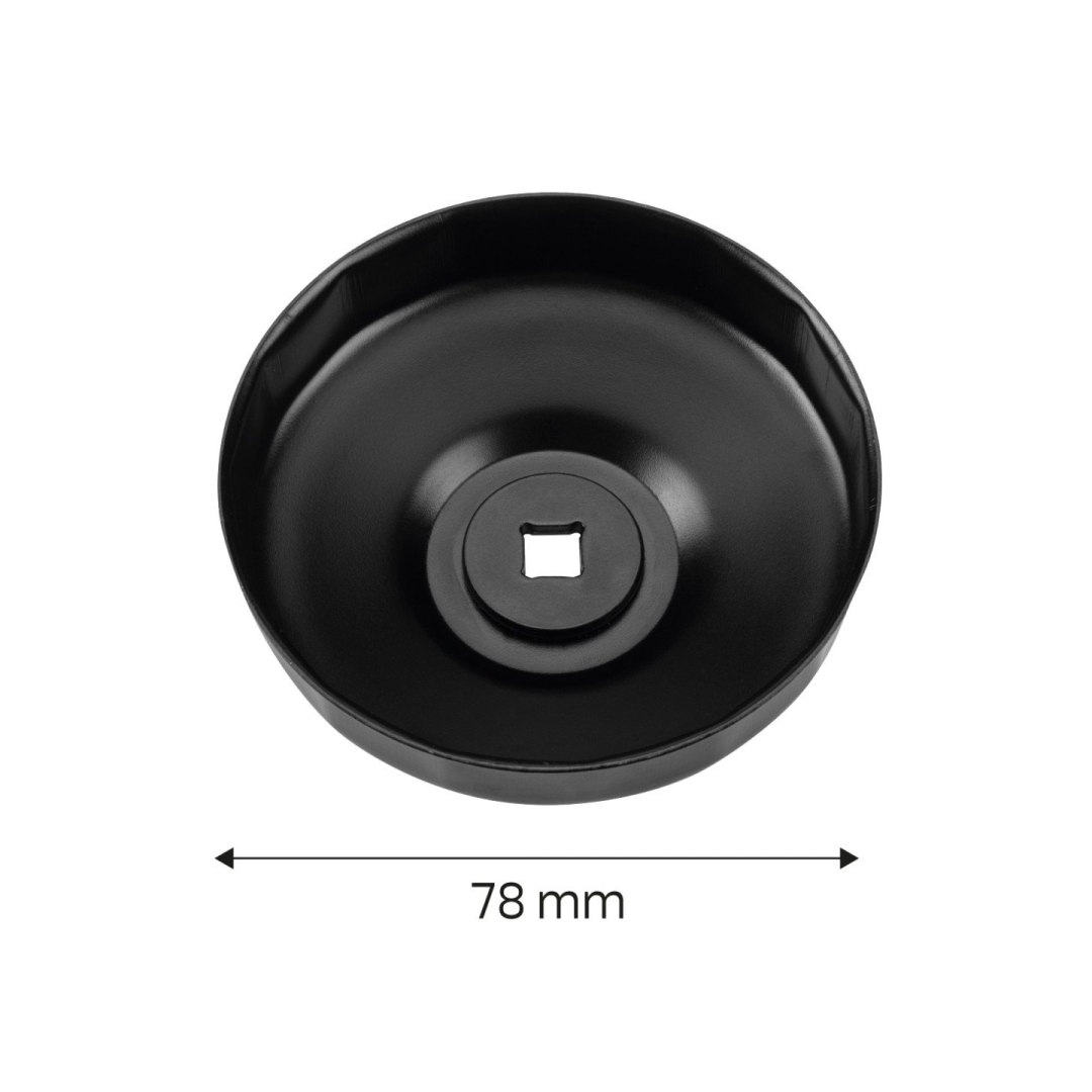 Puodelio tipo alyvos filtro veržliaraktis 78 mm, 15-taškų 6 Puodelio tipo alyvos filtro veržliaraktis 78 mm, 15-taškų 6