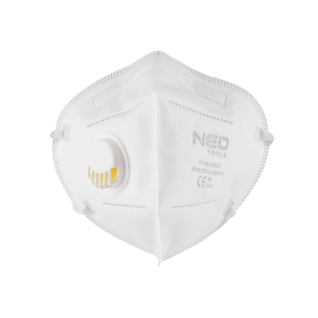 Puskaukė FFP2,  with valve, 5 vnt., CE