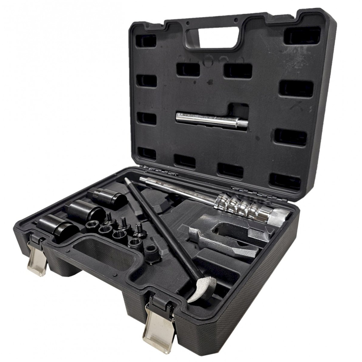 Purkštukų išėmėjų / iškalėjų rinkinys | su atbuliniu plaktuku | 17 vnt. (AE17H) Purkštukų išėmėjų / iškalėjų rinkinys | su atbuliniu plaktuku | 17 vnt. (AE17H)