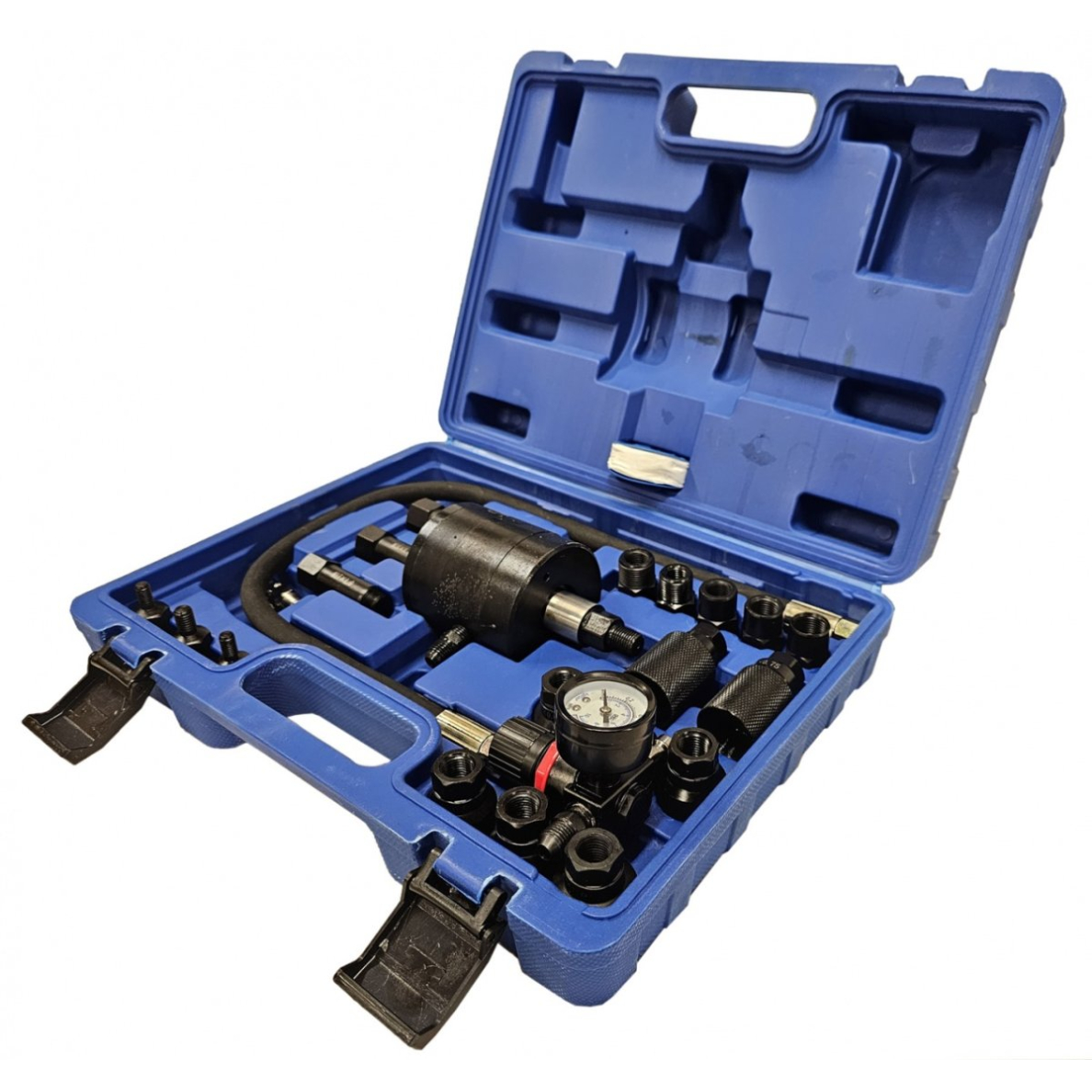 Purkštukų ištraukimo rinkinys | pneumatinis | su manometru (SK8143P)