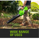 Akumuliatorinis lapų pūstuvas Greenworks G40ABII, 40V genII (tik įrankis)