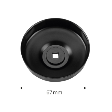 Puodelio tipo alyvos filtro veržliaraktis  67 mm, 14-taškų 6