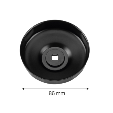 Puodelio tipo alyvos filtro veržliaraktis  86 mm, 18-taškų 6
