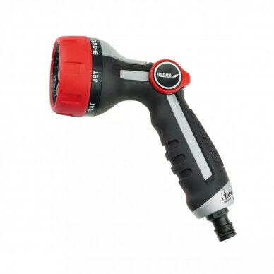 Purškimo pistoletas 7-funkciju ULTRA LIGHT THUMB CONTROL Dedra 80N253K Purškimo pistoletas 7-funkciju ULTRA LIGHT THUMB CONTROL Dedra 80N253K
