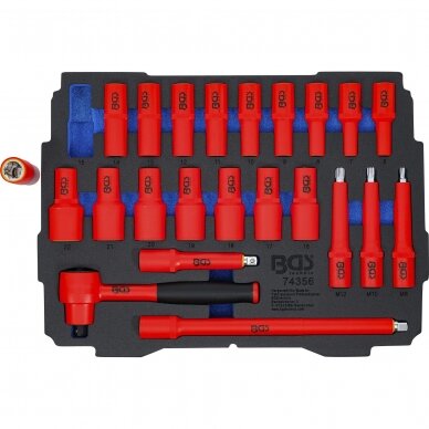 Putplasčio padėklas BGS BOXSYS1 ir 2: VDE įrankių rinkinys | 23 vnt. (74356) 2 Putplasčio padėklas BGS BOXSYS1 ir 2: VDE įrankių rinkinys | 23 vnt. (74356) 2