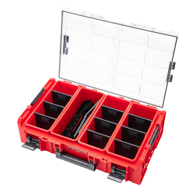 QBRICK ONE smulkmenų dėtuvė 2XL 2.0 RED + adapteris (2 vnt.) 1 QBRICK ONE smulkmenų dėtuvė 2XL 2.0 RED + adapteris (2 vnt.) 1
