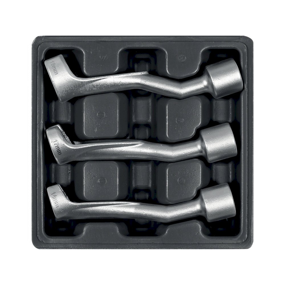 Raktų rinkinys | kuro purkštukams ir įpurškimo siurbliams | 12,5 mm (1/2") | 14 - 17 - 19 mm (YT-17619)