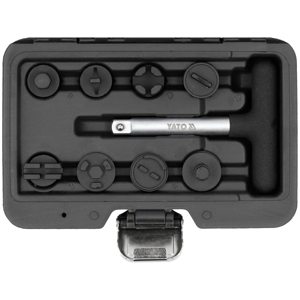 Raktų rinkinys plastikiniams alyvos kamščiams | 9 elementai (YT-05981) Raktų rinkinys plastikiniams alyvos kamščiams | 9 elementai (YT-05981)