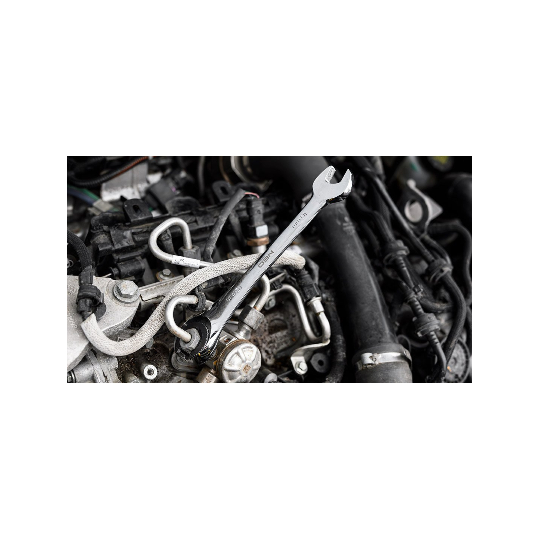 Raketinis kombinuotas veržliaraktis, terkšlinis, 16 mm 2