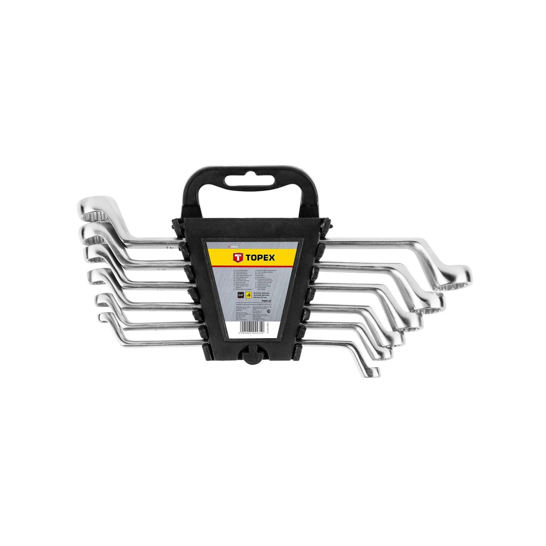 Raktai kilpiniai, komplekte 6 vnt., 6 - 17 mm Raktai kilpiniai, komplekte 6 vnt., 6 - 17 mm