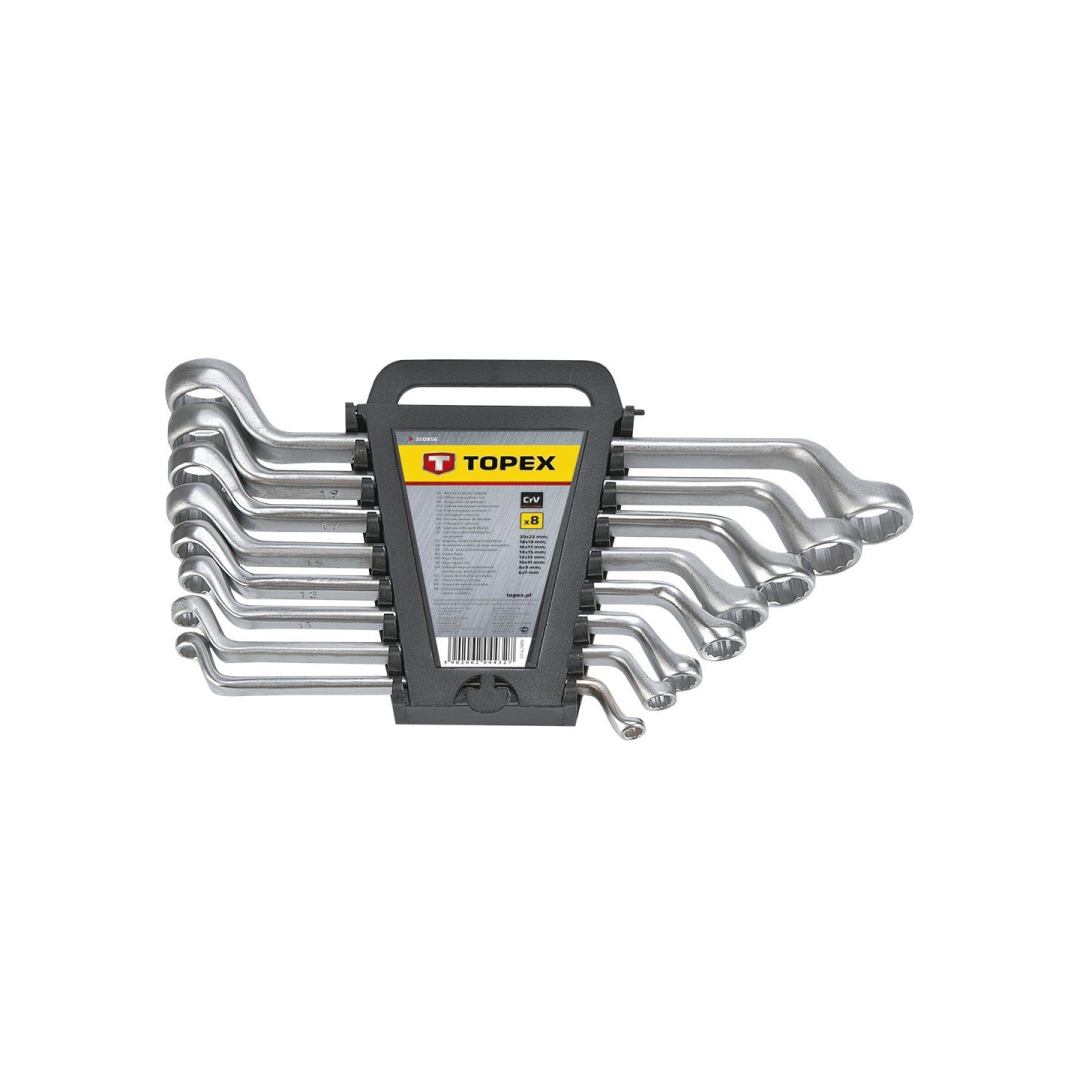 Raktai kilpiniai, komplekte 8 vnt., 6 - 22 mm Raktai kilpiniai, komplekte 8 vnt., 6 - 22 mm